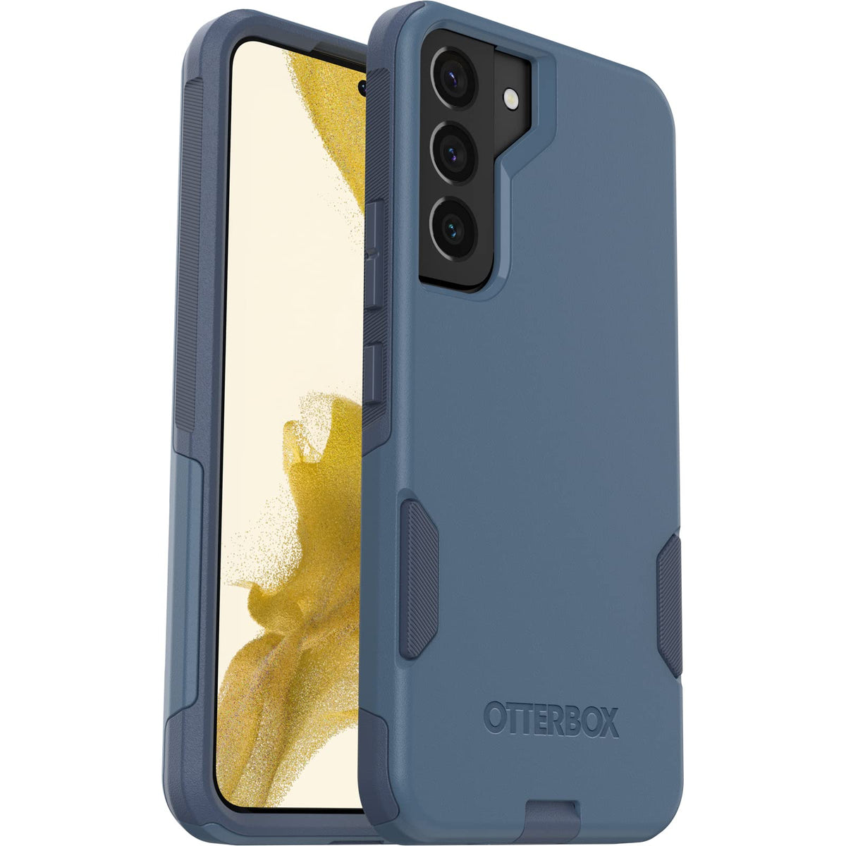 OtterBox Galaxy S22 Commuter Series Case - Black, Slim & Tough, Pocket-Friendly, with Port Protection