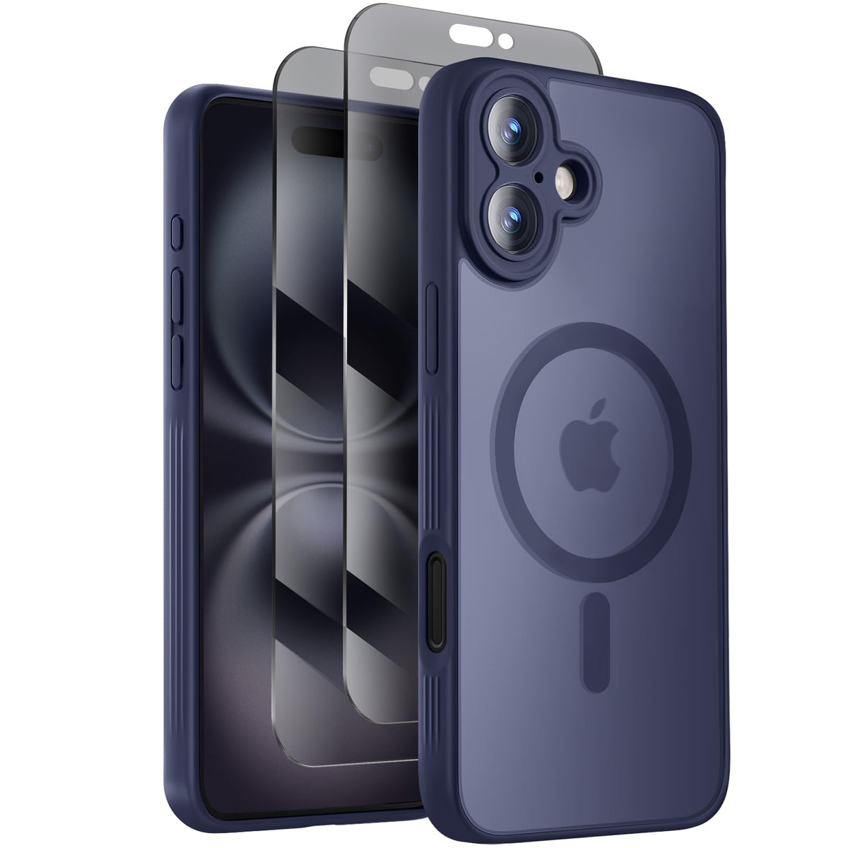 Symcele Designed for iPhone 16 Pro Max Case, Black