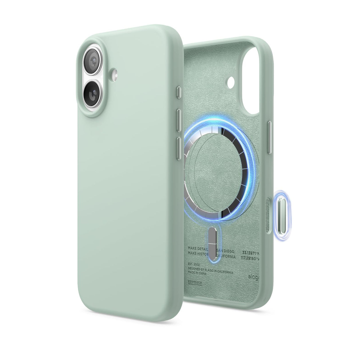 elago Premium Magnetic Silicone Case for iPhone 18 Pro & iPhone 17 Pro