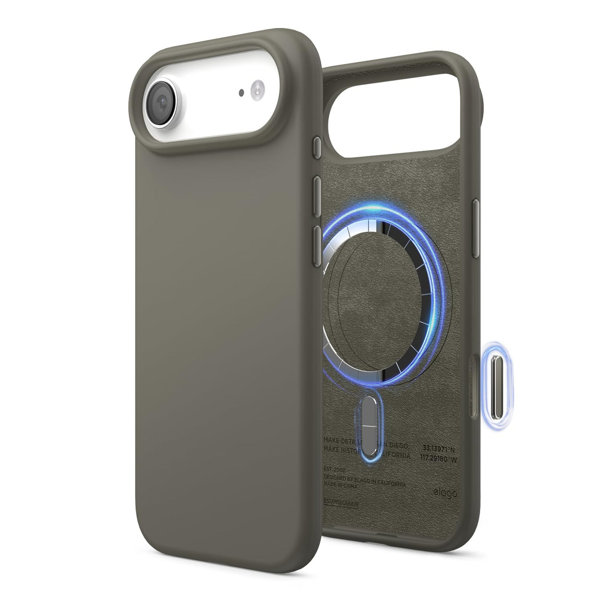 elago Premium Magnetic Silicone Case for iPhone 18 Pro & iPhone 17 Pro
