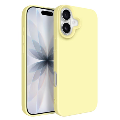 Newseego for iPhone 17 Pro Max Case with Camera Control Button, Solid Color Liquid Silicone Case for Women Girls Men Anti-Scratch Lining Shockproof Drop Protective Cover for iPhone 17 Pro Max-Yellow