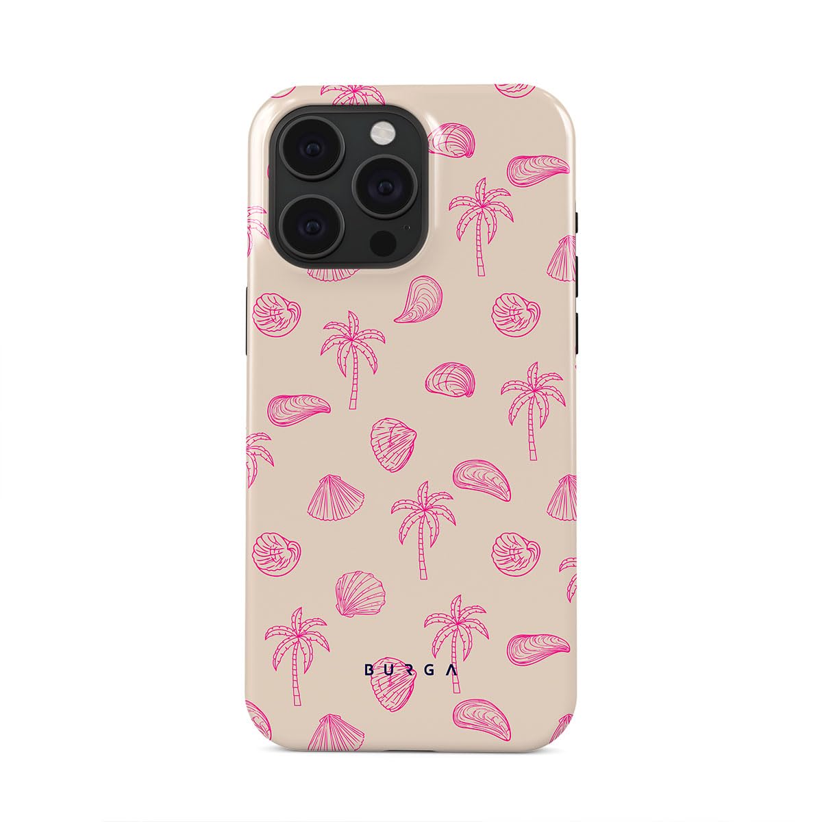 BURGA Unisex Phone Case for iPhone 17 Pro – Dual-Layer Hybrid Design with Shock-Absorbing Silicone & Durable Exterior, Scratch-Resistant Finish and Raised Bezel Edge for Screen Protection & Daily Use