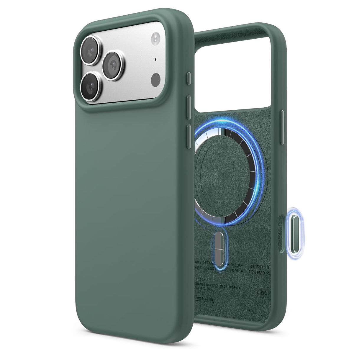 elago Premium Magnetic Silicone Case for iPhone 18 Pro & iPhone 17 Pro