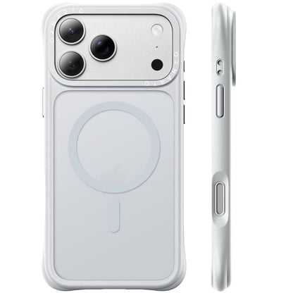 ORNARTO Magnetic for iPhone 17 Pro Max Case, Translucent Matte, Chalk Pink