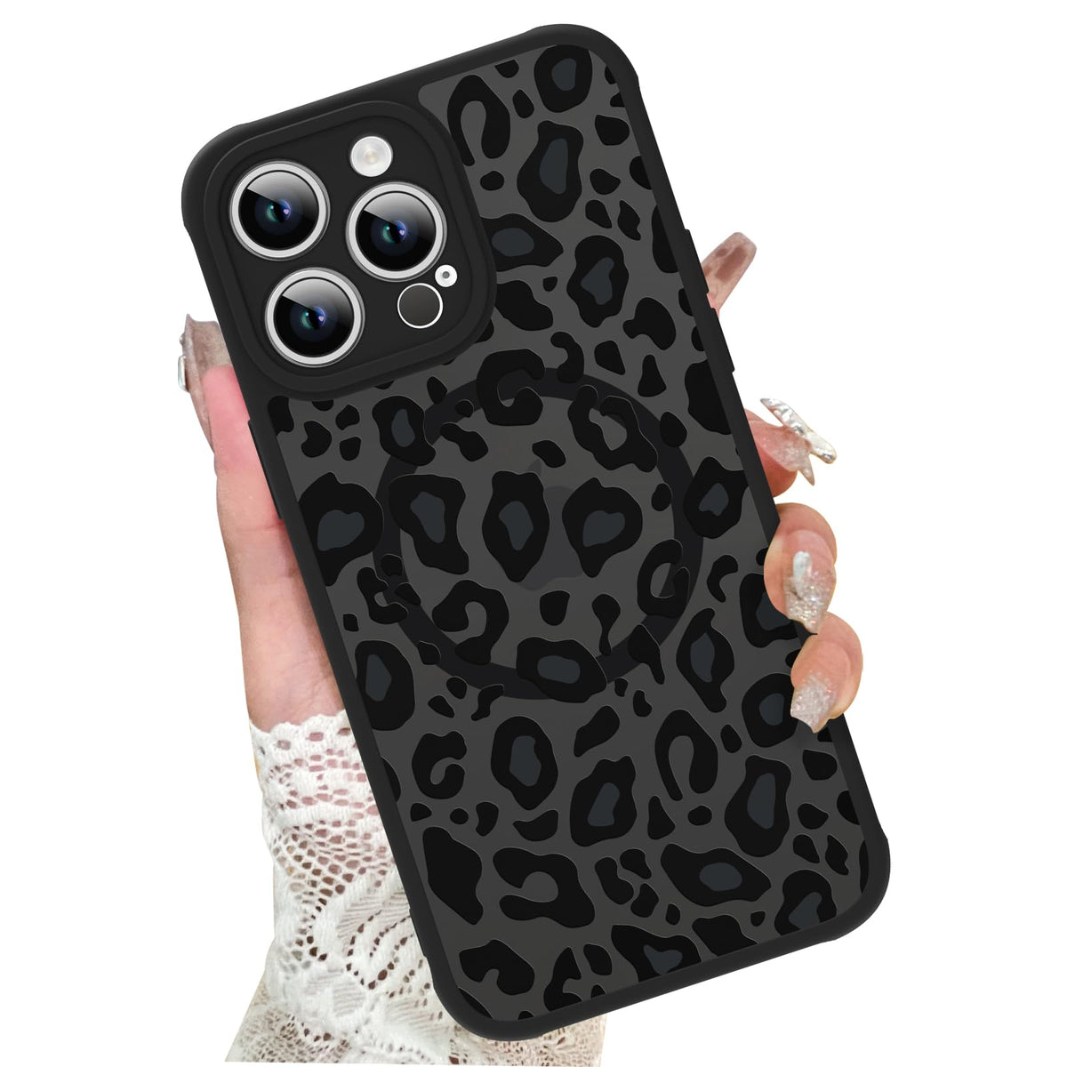 KANGHAR Case for iPhone 16 Phone Case Leopard Printed Pattern