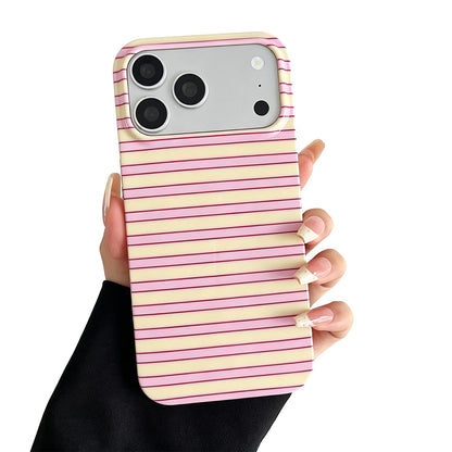 for iPhone 18 Pro Max Case / 17 Pro Max Case Striped, Blue Yellow
