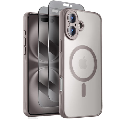 Symcele Designed for iPhone 16 Pro Max Case, Black
