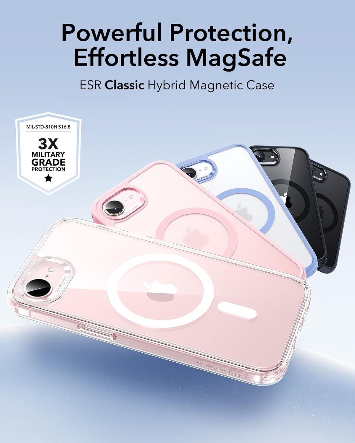 ESR Classic Hybrid for iPhone 17e/16e Case, Clear