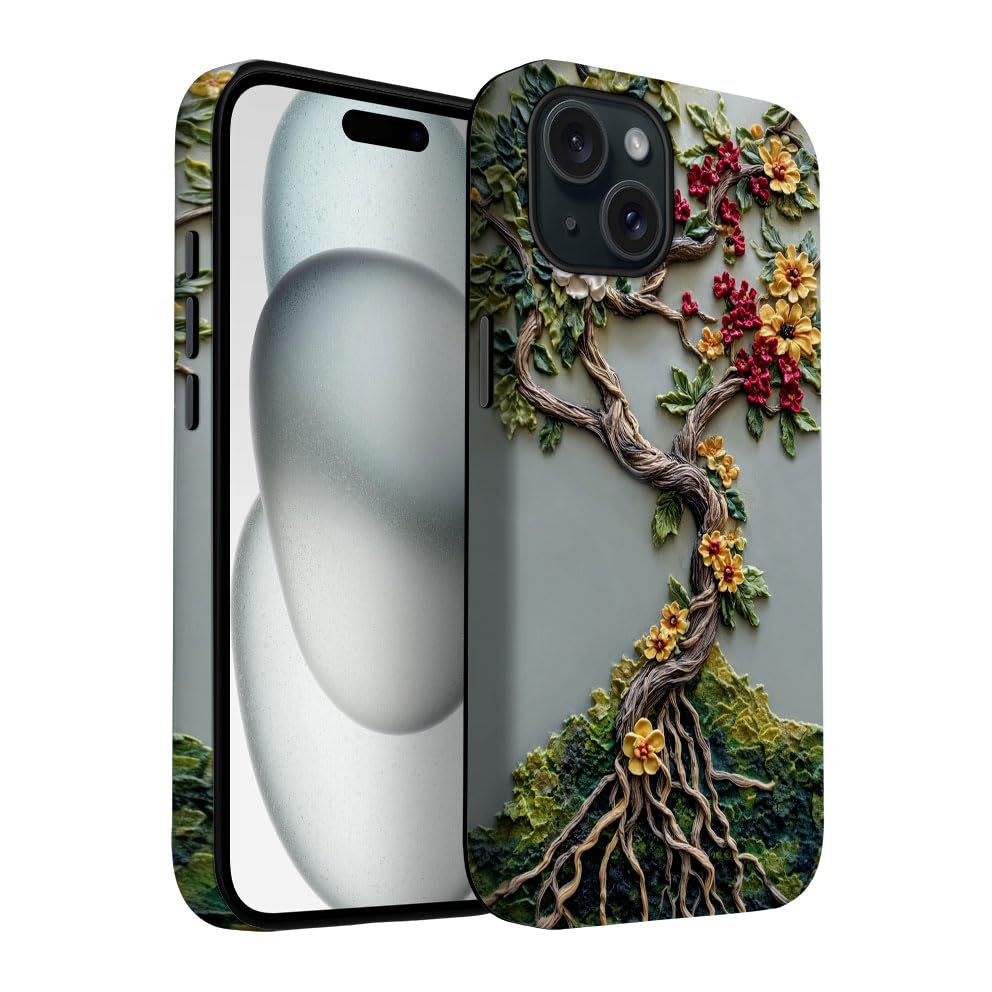 for iPhone 17 Pro Max/iPhone 18 Pro Max Case | Beige Navy Blue Stars | Slim Drop Protection Design