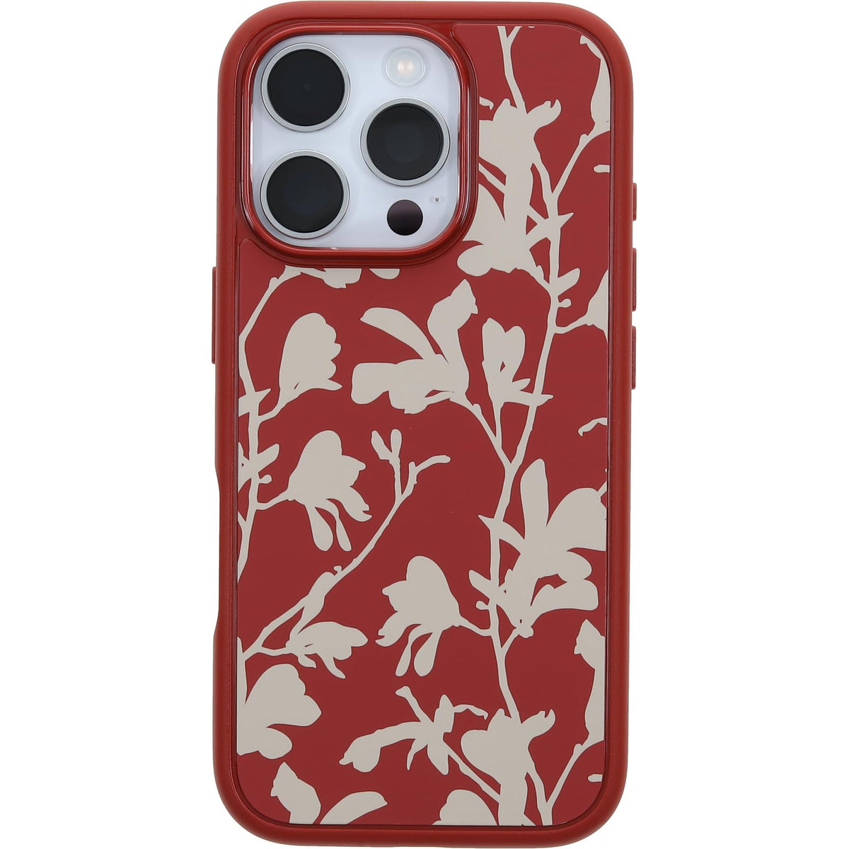 OtterBox iPhone 16 Pro Symmetry Series Clear Case - Floral Romance Blue