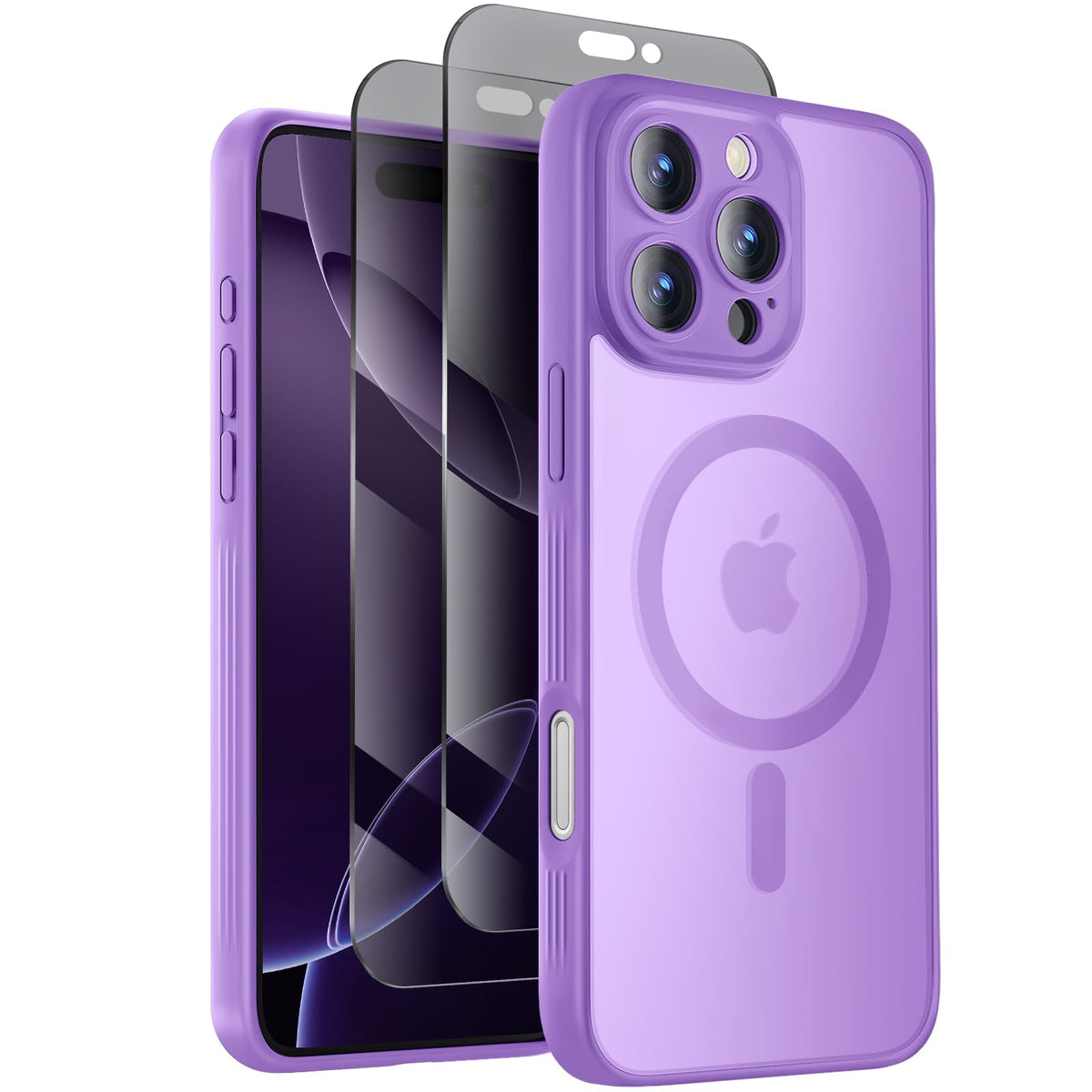 Symcele Designed for iPhone 16 Pro Max Case, Black
