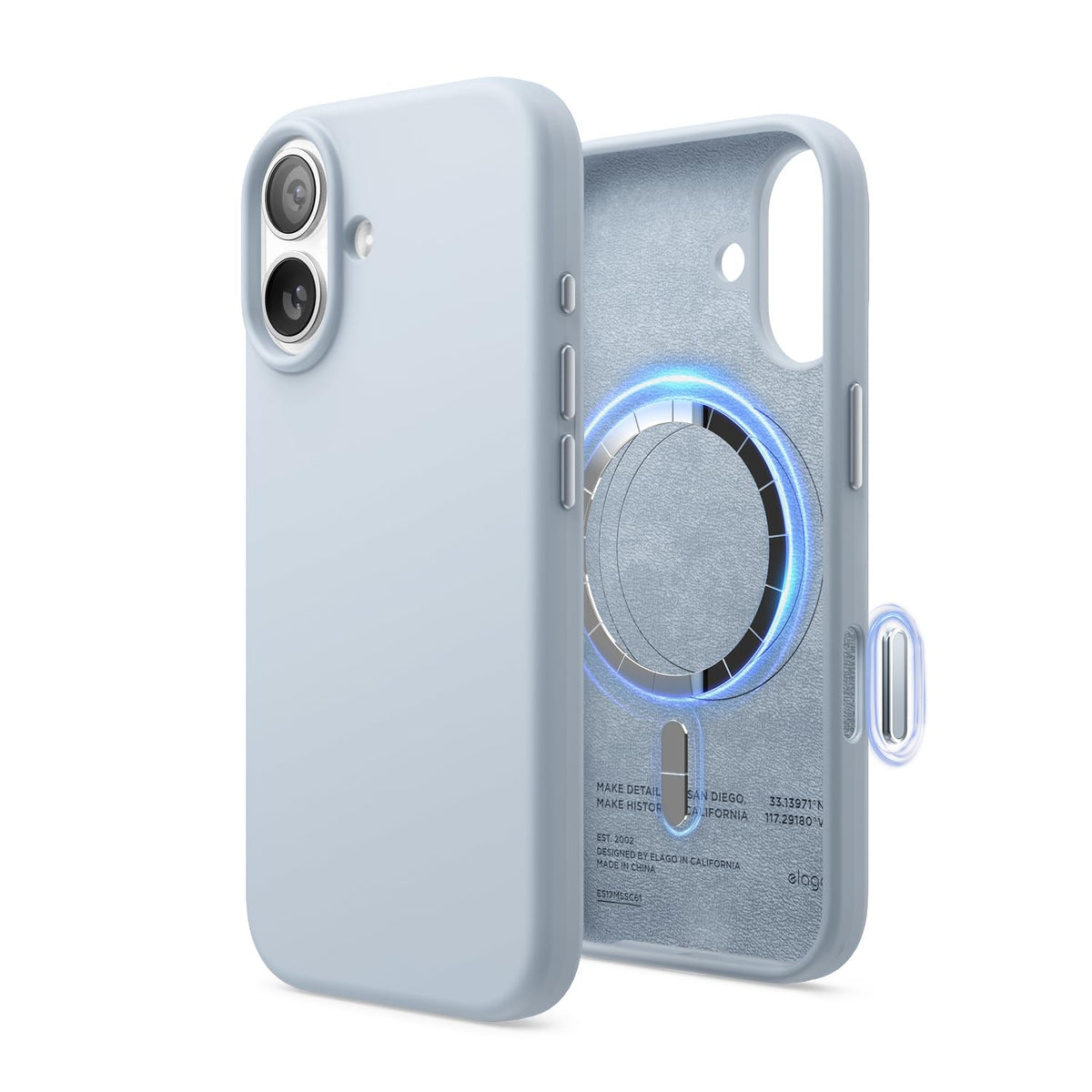 elago Premium Magnetic Silicone Case for iPhone 18 Pro & iPhone 17 Pro