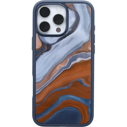 OtterBox iPhone 16 Pro Symmetry Series Clear Case - Floral Romance Blue