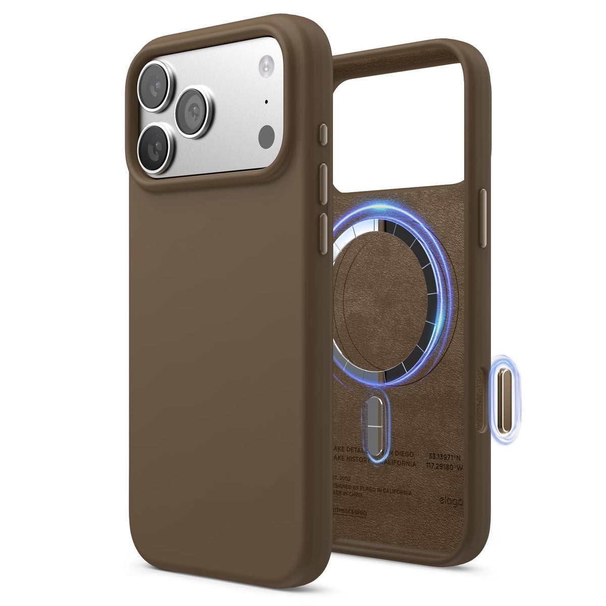 elago Premium Magnetic Silicone Case for iPhone 18 Pro & iPhone 17 Pro