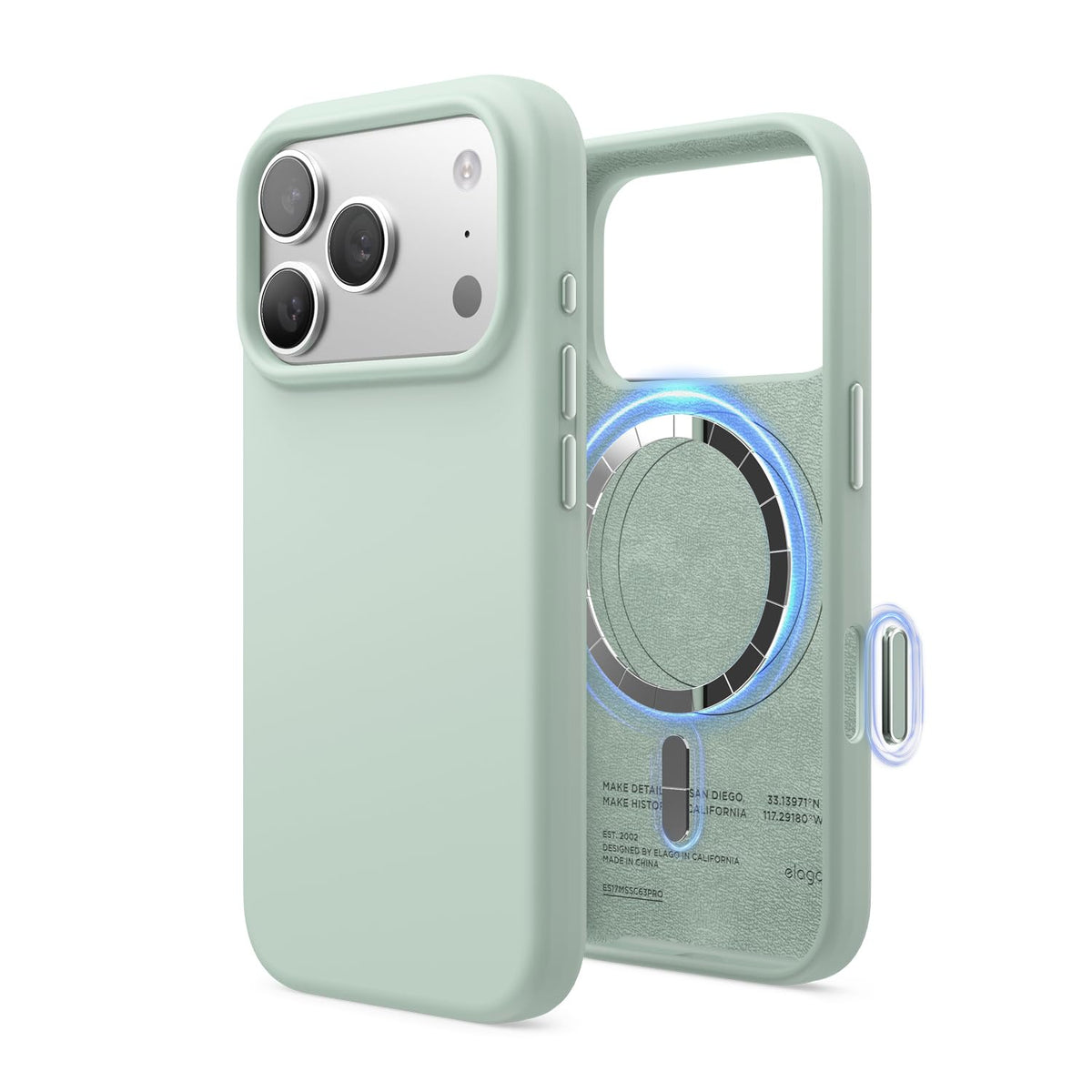 elago Premium Magnetic Silicone Case for iPhone 18 Pro & iPhone 17 Pro