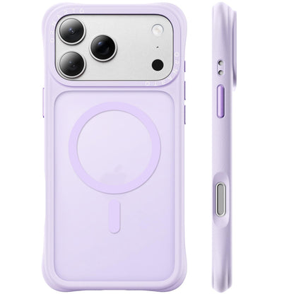 ORNARTO Magnetic for iPhone 17 Pro Max Case, Translucent Matte, Chalk Pink