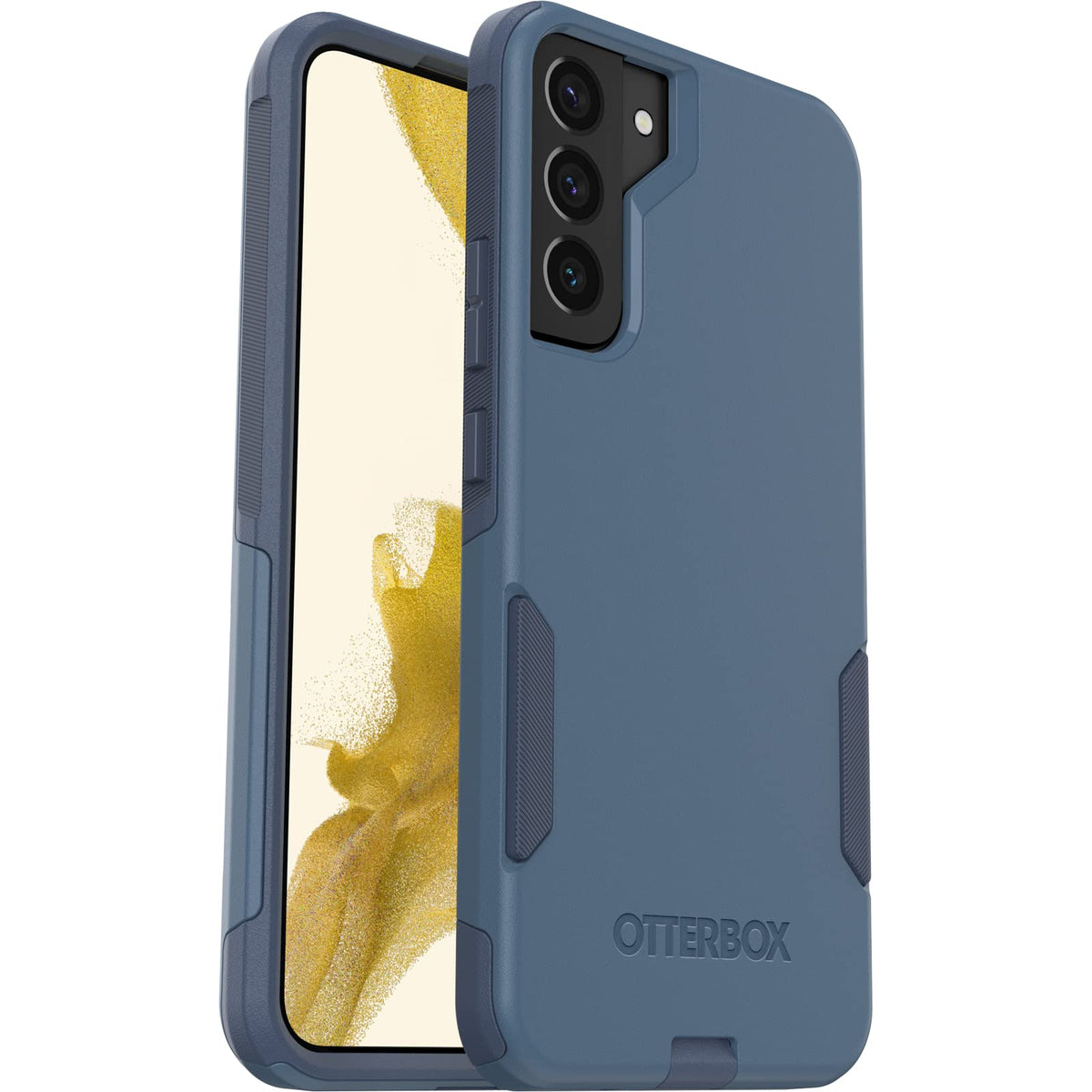 OtterBox Galaxy S22+ Commuter Series Case - BLACK, slim & tough, pocket-friendly, with port protection