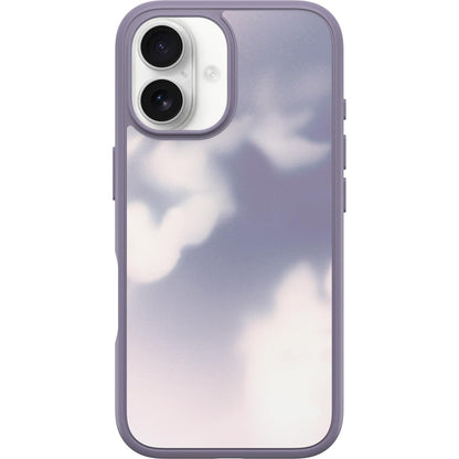 OtterBox iPhone 16 Pro Symmetry Series Clear Case - Floral Romance Blue