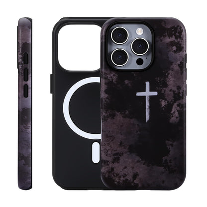 for iPhone 17 ProMax/18 ProMax Case - Wireless Charging for MagSafe, Dual-Layer Design (Outer Hard PC Shell + Inner Soft TPU Shell), Unisex Shockproof Protective Case - Tiger Stripe Pattern.