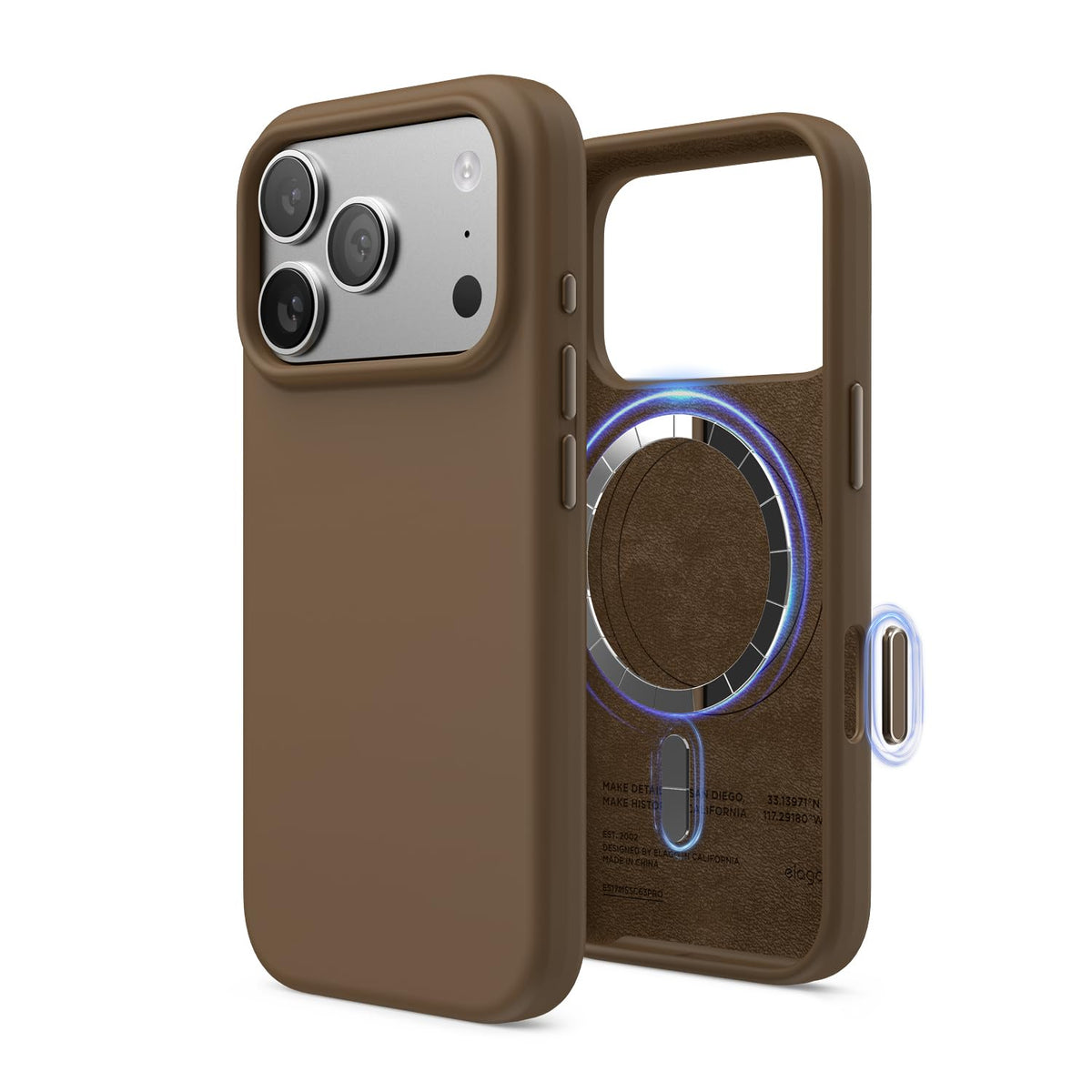 elago Premium Magnetic Silicone Case for iPhone 18 Pro & iPhone 17 Pro