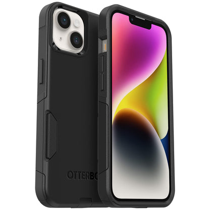 OtterBox iPhone 14 & iPhone 13 Commuter Series Case - INTO THE FUCSHIA (Pink), slim & tough, pocket-friendly, with port protection