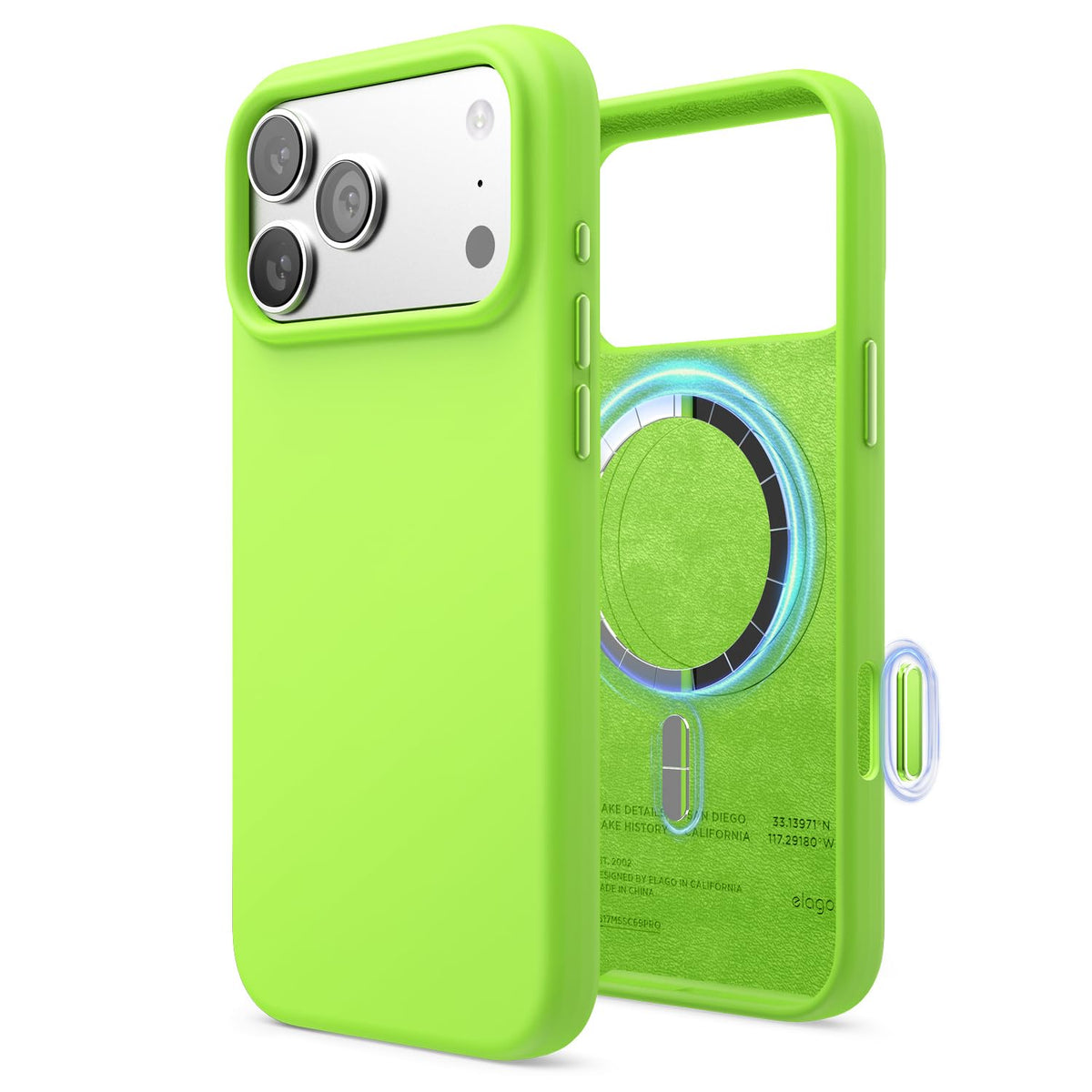 elago Premium Magnetic Silicone Case for iPhone 18 Pro & iPhone 17 Pro