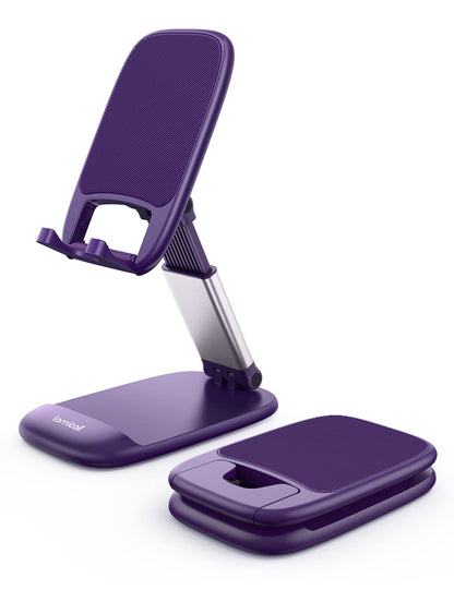 Lamicall Purple Phone Holder for Desk - Dark Purple Cellphone Stand