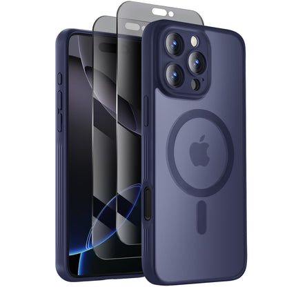 Symcele Designed for iPhone 16 Pro Max Case, Black
