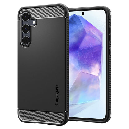 Spigen for Galaxy A37 5G Case, Rugged Armor [Military-Grade Protection] - Matte Black