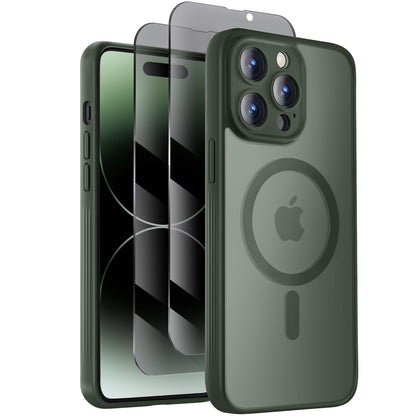 Symcele Designed for iPhone 16 Pro Max Case, Black
