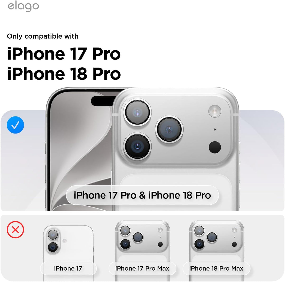 elago Premium Magnetic Silicone Case for iPhone 18 Pro & iPhone 17 Pro