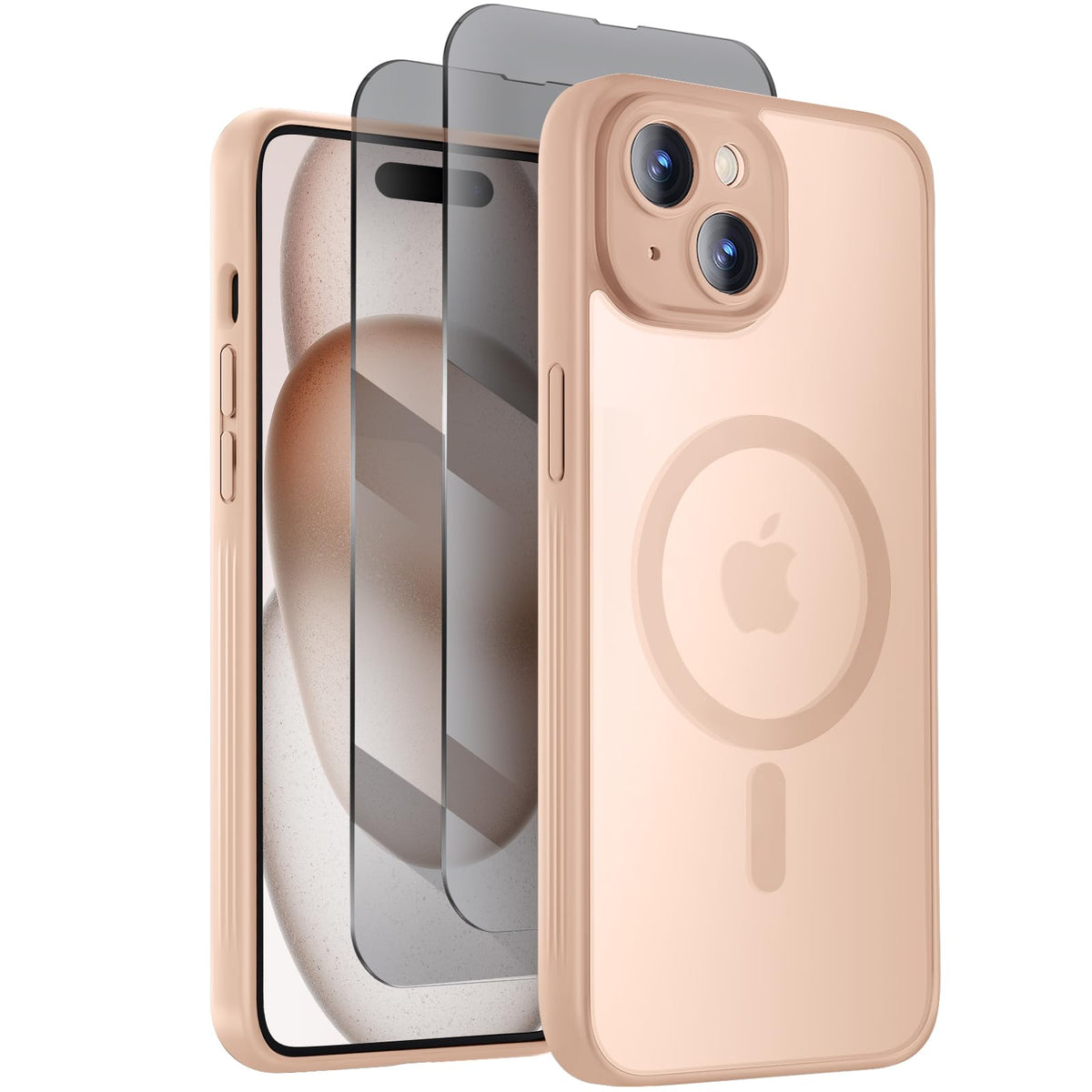 Symcele Designed for iPhone 16 Pro Max Case, Black
