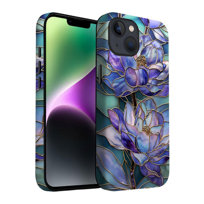 for iPhone 17 Pro Max/iPhone 18 Pro Max Case | Beige Navy Blue Stars | Slim Drop Protection Design