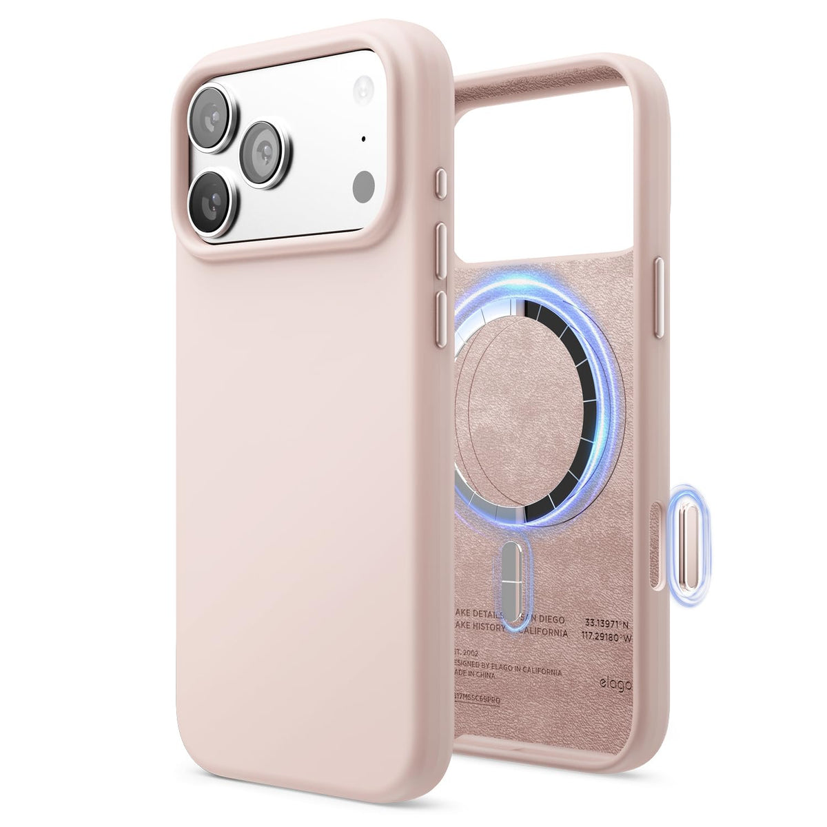 elago Premium Magnetic Silicone Case for iPhone 18 Pro & iPhone 17 Pro