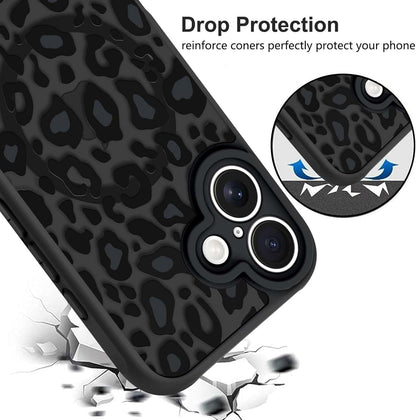 KANGHAR Case for iPhone 16 Phone Case Leopard Printed Pattern