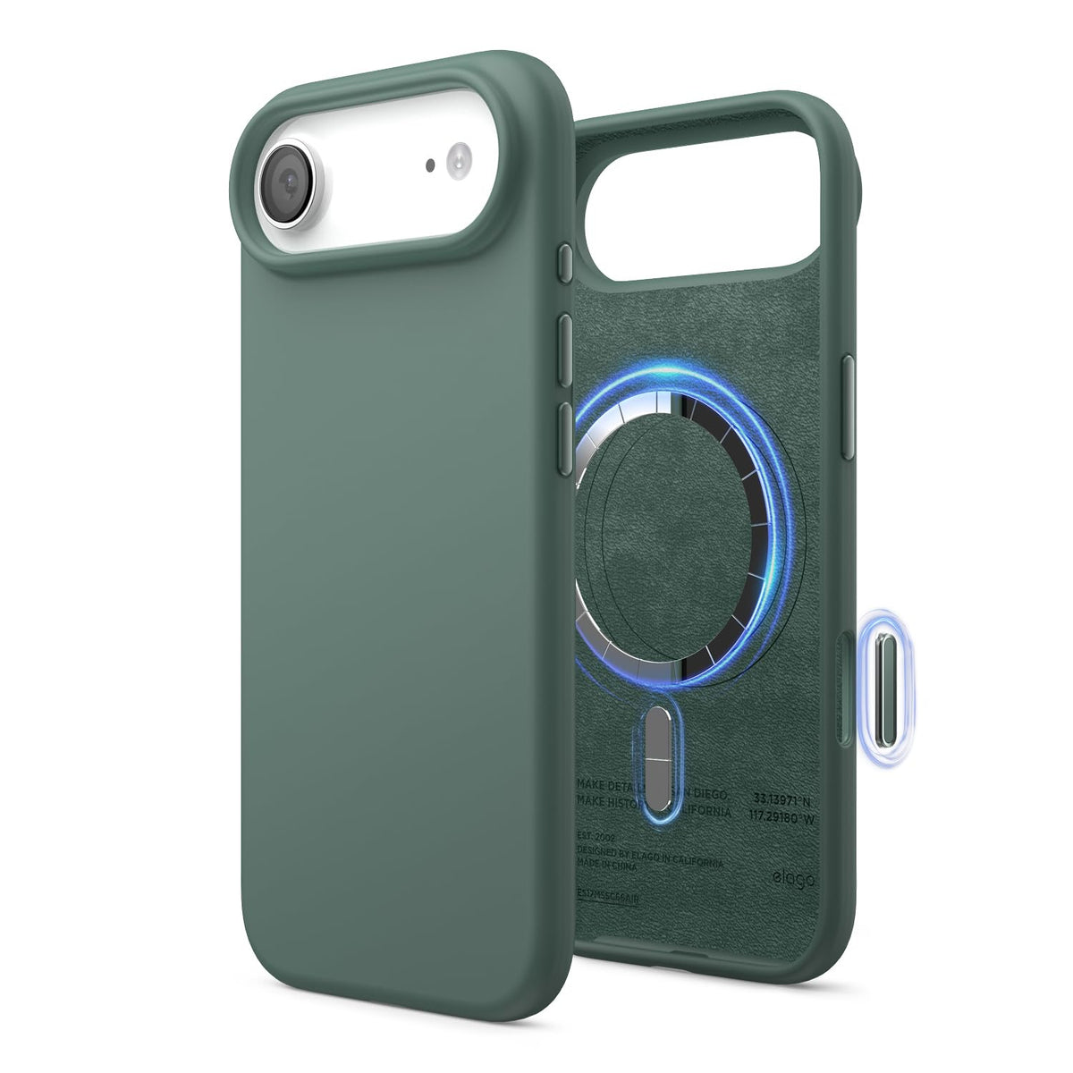 elago Premium Magnetic Silicone Case for iPhone 18 Pro & iPhone 17 Pro