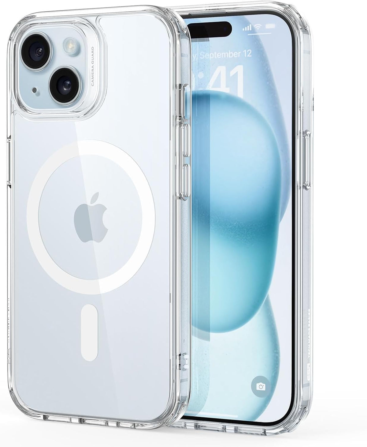 ESR Classic Hybrid for iPhone 15 Plus Case, Clear