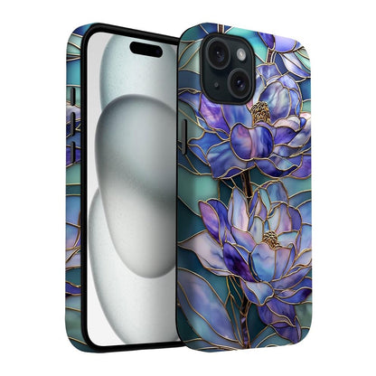 for iPhone 17 Pro Max/iPhone 18 Pro Max Case | Beige Navy Blue Stars | Slim Drop Protection Design