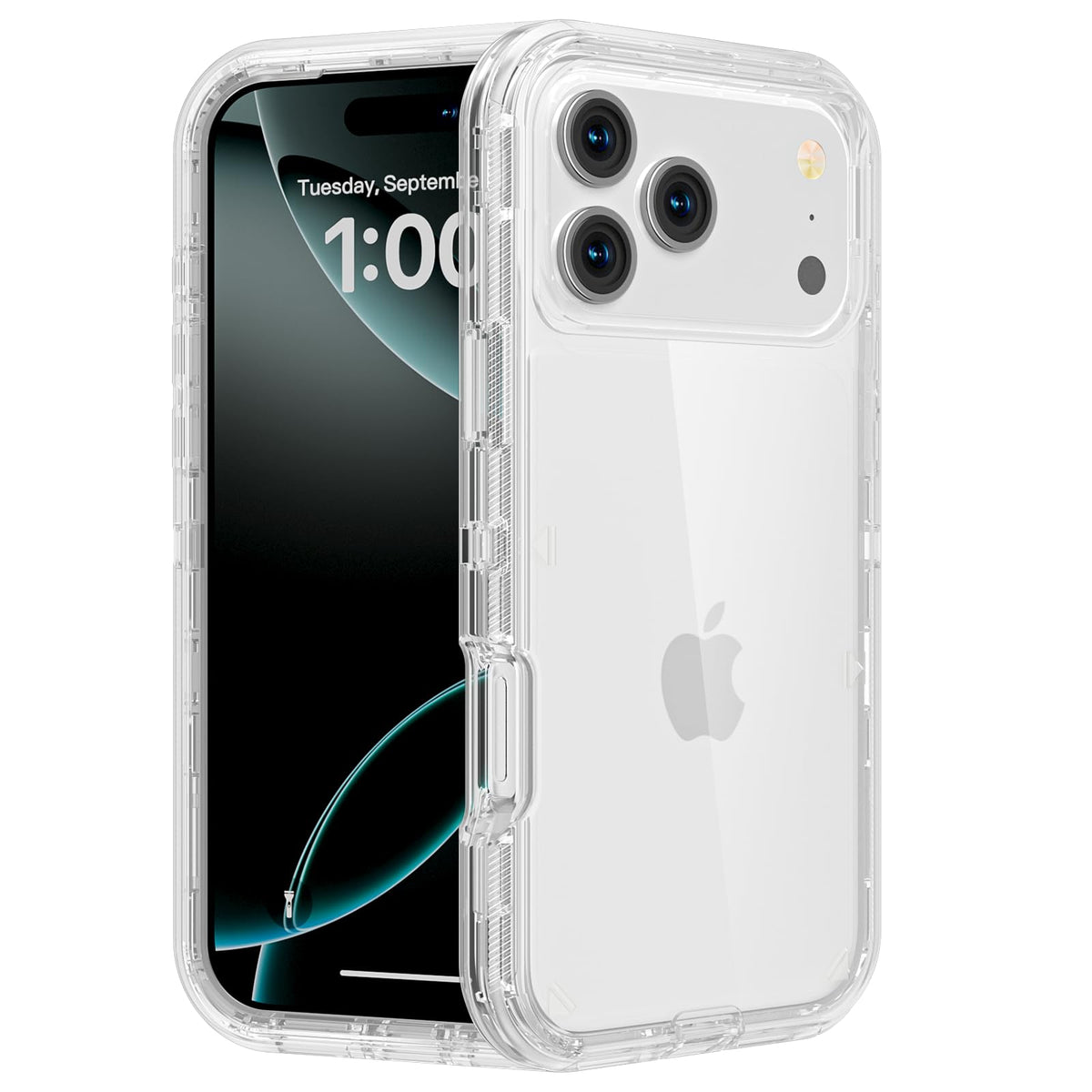 Follaroma for iPhone 16 Plus Case, Shockproof, Crystal Clear