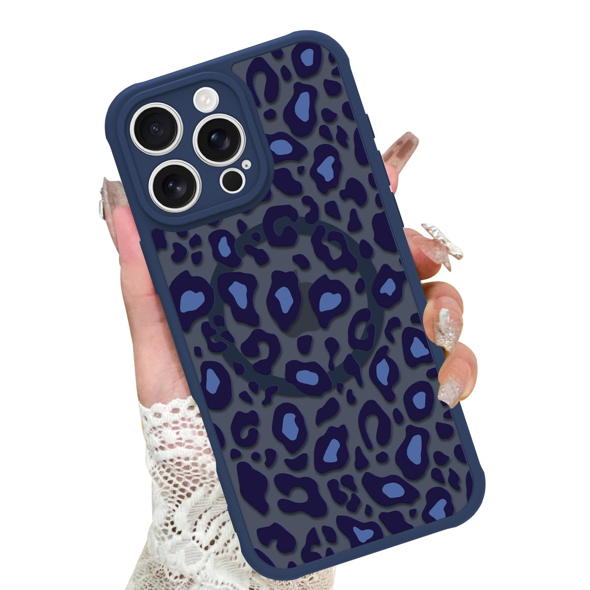 KANGHAR Case for iPhone 16 Phone Case Leopard Printed Pattern