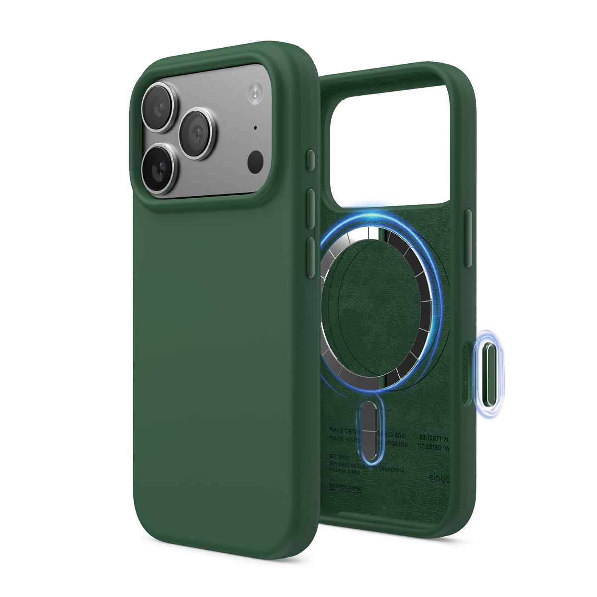 elago Premium Magnetic Silicone Case for iPhone 18 Pro & iPhone 17 Pro