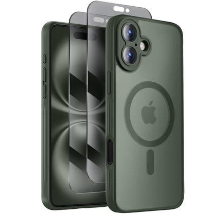 Symcele Designed for iPhone 16 Pro Max Case, Black