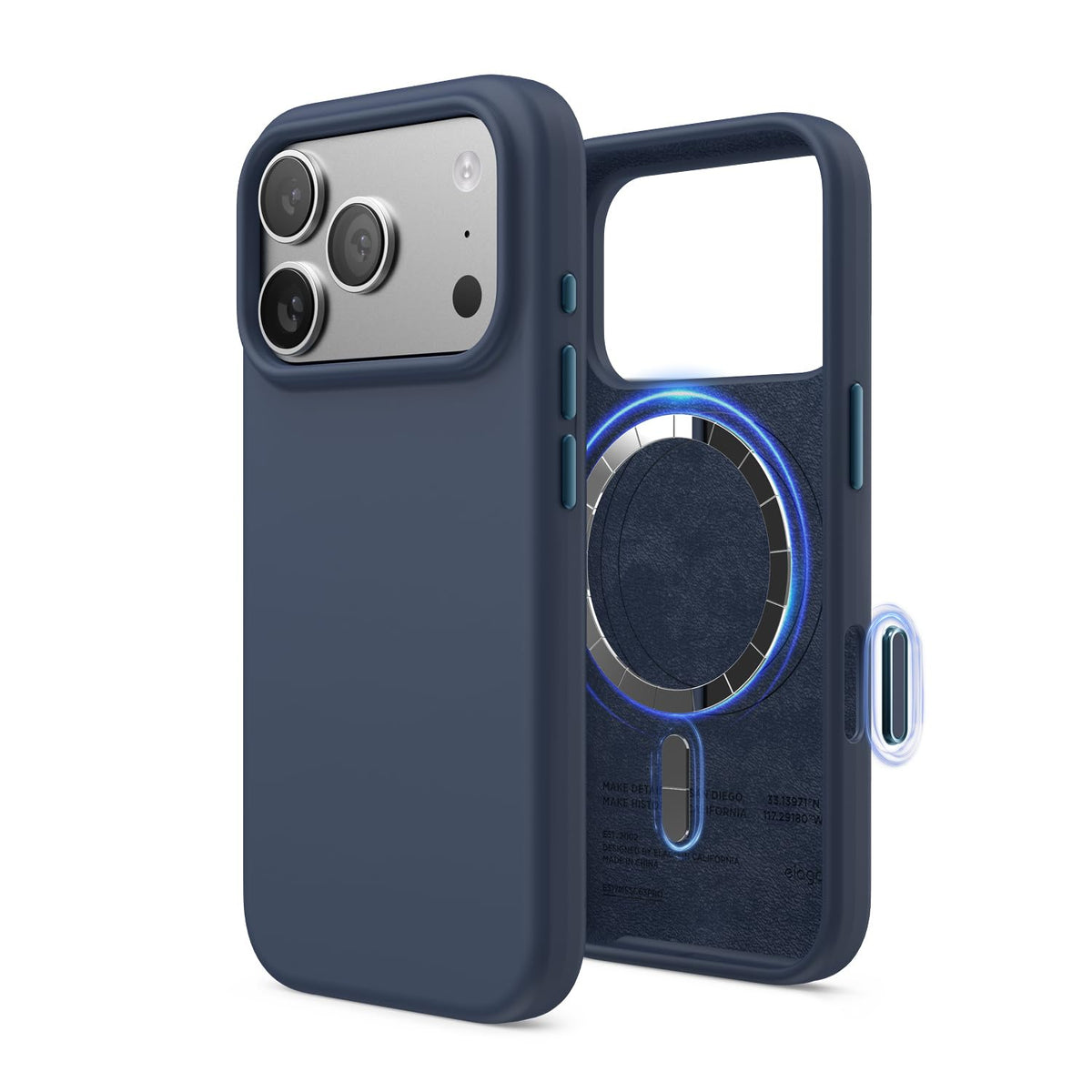 elago Premium Magnetic Silicone Case for iPhone 18 Pro & iPhone 17 Pro