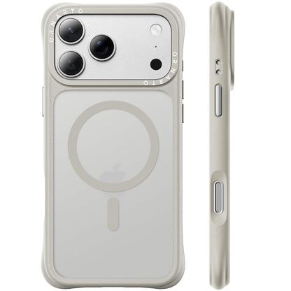 ORNARTO Magnetic for iPhone 17 Pro Max Case, Translucent Matte, Chalk Pink