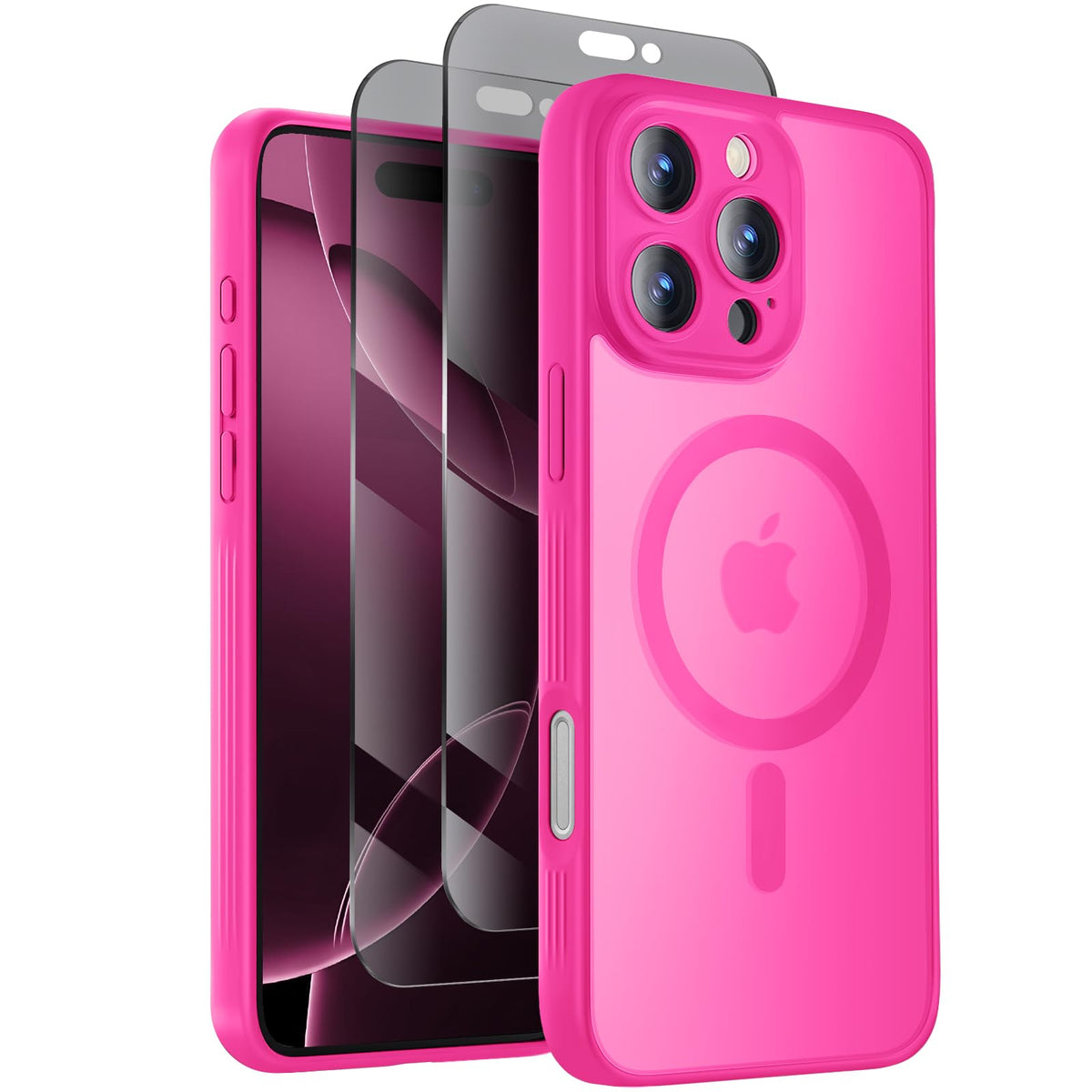 Symcele Designed for iPhone 16 Pro Max Case, Black