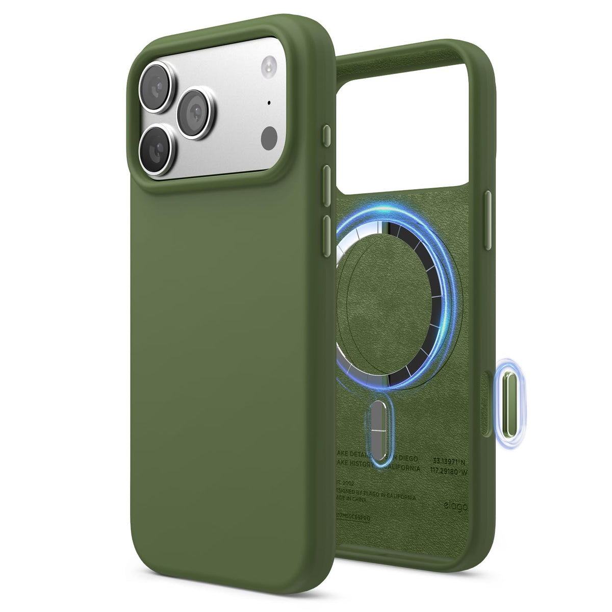 elago Premium Magnetic Silicone Case for iPhone 18 Pro & iPhone 17 Pro