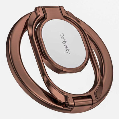 Doflyesky Magnetic Phone Ring Holder with Magsafe, Double Adjustable Gym Finger Ring Grip, Removable Phone Grip, for iPhone, iPad and Smartphones, Compatible with Magnetic Car Mount (Colorful)