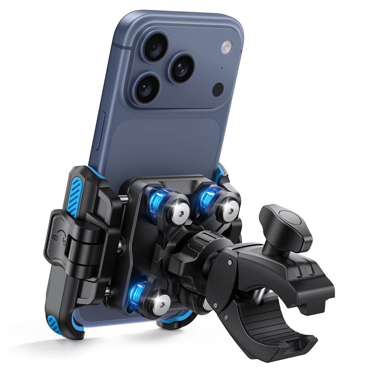 Lamicall Motorcycle Bike Phone Mount with Upgrade Vibration Dampener