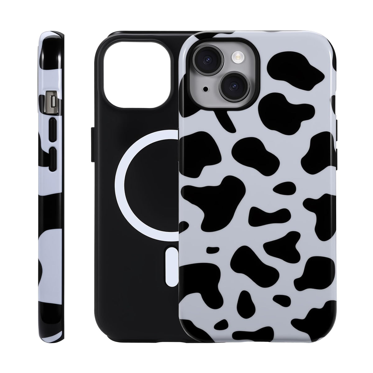 for iPhone 17 ProMax/18 ProMax Case - Wireless Charging for MagSafe, Dual-Layer Design (Outer Hard PC Shell + Inner Soft TPU Shell), Unisex Shockproof Protective Case - Tiger Stripe Pattern.
