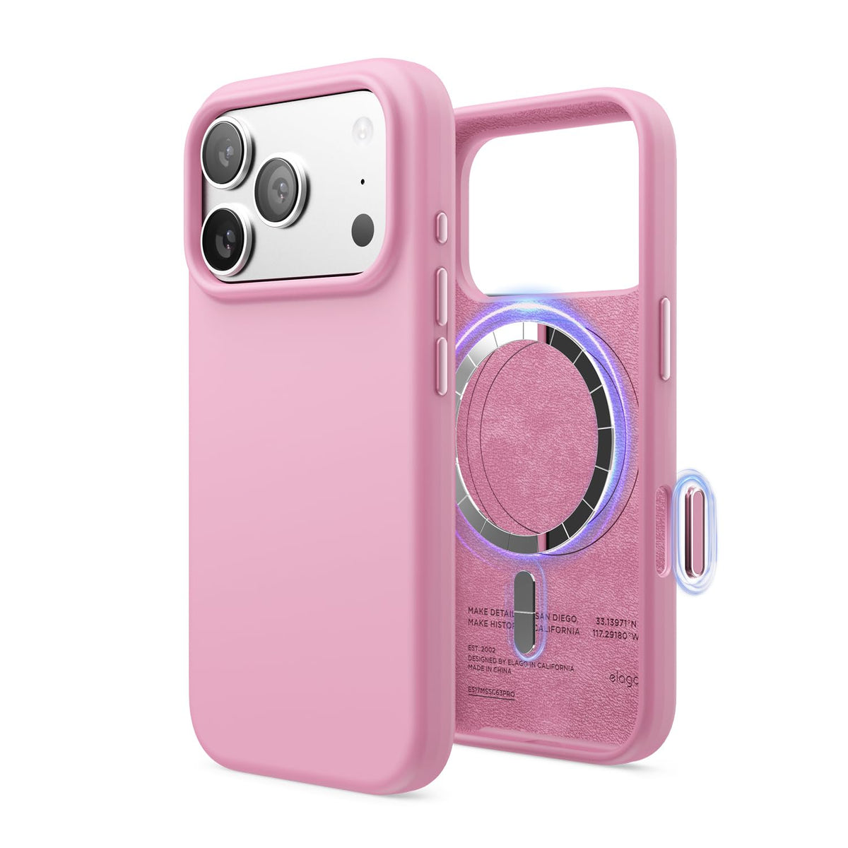 elago Premium Magnetic Silicone Case for iPhone 18 Pro & iPhone 17 Pro